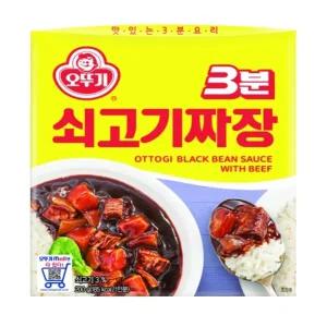 오뚜기 3분 쇠고기짜장 200gx24개