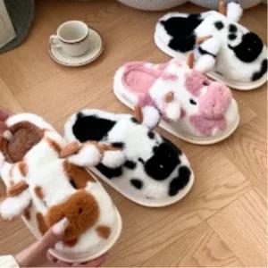 거실실내화 거식슬리퍼 겨울아이템 앞막힌 유치원실내화 따뜻한 털슬리퍼 겨울용 겨울실내화 층간소음방지