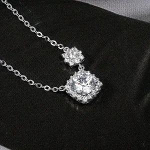 [샤밍주얼리]3부 5부 다이아 목걸이 천연 GIA 프로포즈 결혼 기념일 선물 예물 웨딩 여자 마제스티