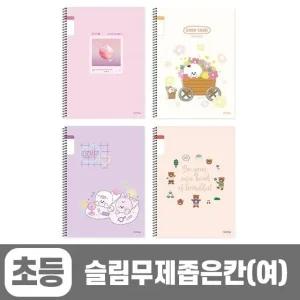 초등슬림 무제 좁은칸-여 (10개 1세트) 문구 학용품 (WE61351)