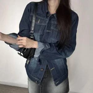 [라일리여성의류] Rly 여성반팔자켓 여자 레이어드 포인트 자켓 청자켓