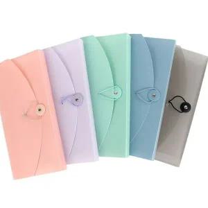 여행용 여권 및 지폐 수납 지갑 영수증 정리함 통장 케이스