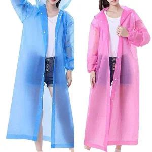 [하프클럽/]성인 휴대용 우비 2개 장마철 패션 비옷 레인코트