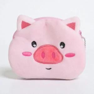 귀여운 코튼 동물 동전 지갑 돼지 1p 여행용 동전지갑