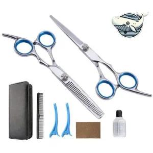 [하프클럽/]가정용 미용도구 헤어커트 가위 이발 가위 조합