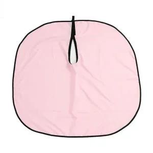 [하프클럽/]미용 커트보 핑크 가운 스트랩고정 가정용 어린이