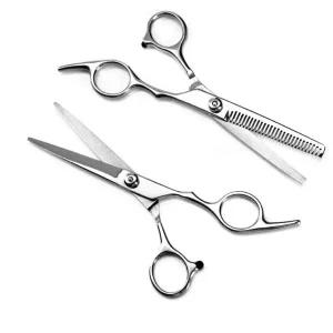 [하프클럽/]2종 1개 가정용 헤어커트 셀프미용 미용가위 틴닝가위