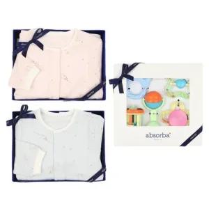 [갤러리아] (압소바출산,백일,바디슈트)두두바디슈트+딸랑이5종세트(A27-30617)