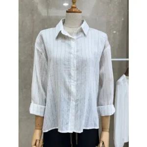 [갤러리아] 쿠바이투 25겨울 스트라이프꼬임셔츠 T54WSH05AX