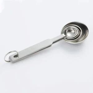 [콩심팥심]계량스푼 4p 베이킹 스텐 계량수저 M10308