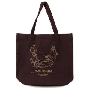 [라일리] Rly 캔버스백가방 패브릭가방 무민 캔버스백 초코브라운