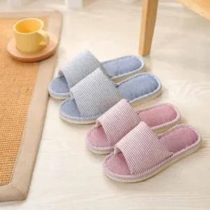 [라일리] Rly 여자거실슬리퍼 거실실내화 앞트임 실내화 핑크 2  42204635)