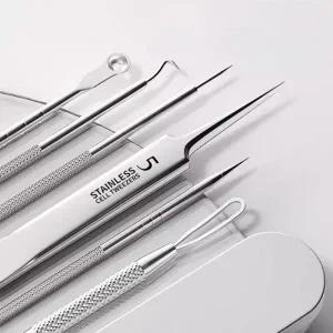 여드름 제거기 블랙헤드 압출 지방 입자 압출 8종세트