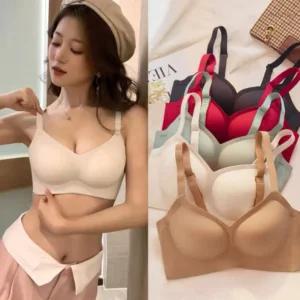 뽕브라 노와이어뽕브라 브라렛 심리스 밀착 볼륨업브라