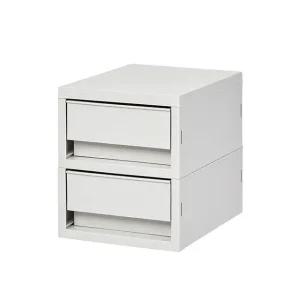 고품질 뉴트로 소품함 미니 2단 문구 사무용품 (WE6E759)