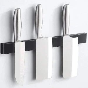 [콩심팥심]칼블럭 30cm 칼걸이 검정 304스텐 자석칼거치대 칼걸이 식도걸이