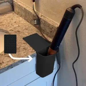 흡판 고데기 파우치 실리콘 소재 휴대용 수납 정리함