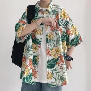 하와이안 패턴 데일리 휴양지 바캉스 다양한 셔츠