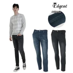 남성 편한바지 세련 기모 기모청바지 스판