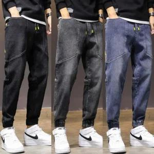 데님조거팬츠 남자 청바지 [PP-9] 밴딩 테이퍼드