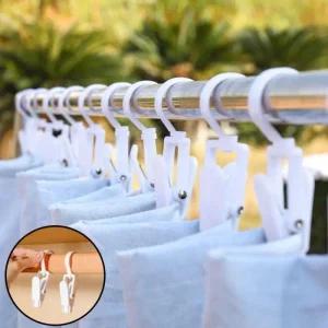 건조대 집게 멀티 모자 걸이 빨래집게 걸이식 양말 정리 미니