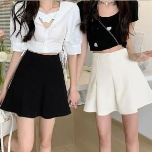 [아우트]플리츠 A라인 속바지 예쁜스커트 스커트