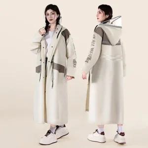 [아우트]오버핏 롱 우비 레인코트 예쁜 코트형 패션