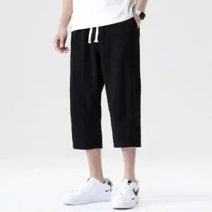 [아우트]린넨 밴딩 팬츠 시원한 바지 7부 3색