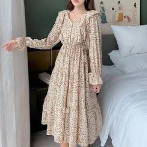 [아우트]봄 데이트룩 꽃무늬 원피스 20대원피스