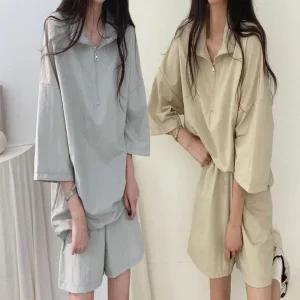 [아우트]아노락 트레이닝 반팔 여름 운동복 세트