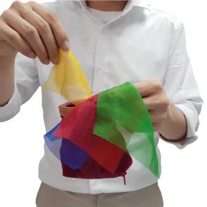 제이엘 미니실크체인지with덤팁앤백 마술 덤팁 스카프 수업용 강의용 도구 재료 학예회준비 준비물 연습