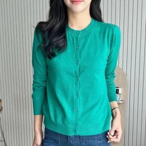 [아우트]봄가을니트 카디건 쥬씨 베이직 가디건