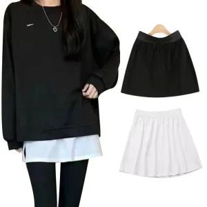 [아우트]페이크스커트 레이어드스커트 레이어드