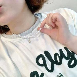 [콩심팥심]못난이 진주 목걸이 악세사리