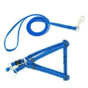 강아지 세트 야간반사 랜덤 가슴줄 10mm 1P x반도 (49IrA)