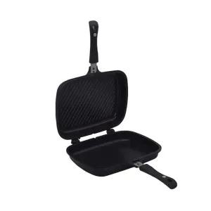 [콩심팥심]세신퀸센스 큐빅 패킹 티타늄 양면팬 특대 32cm