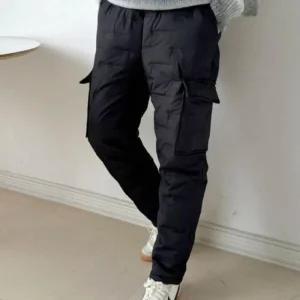 깔깔이바 겨울 남자 방한 깔깔이 겨울바지 낚시 (49SFg)