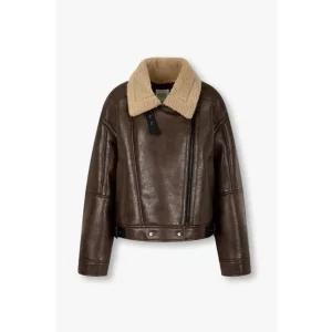 [갤러리아] [25겨울]카라배색 빈티지 무스탕(9175461982)