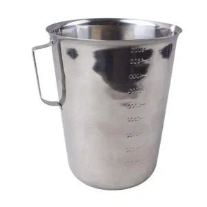 [콩심팥심]업소용 제빵용 학교급식 구내식당 스텐계량컵 5000cc