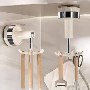 흡착식 문어 소품걸이 옷걸이 걸이 무타공 멀티 회전