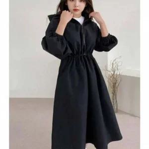 여자스 트랩 데일리 원피스 후드롱 클래식 아노락