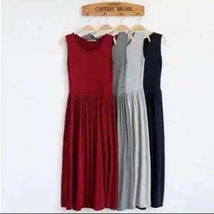 라운드넥 땡처리특가 캐주얼 하이 스트레치 솔리드 민