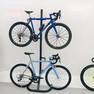 실내자전거거치대 자전거 스탠드 2대 C타입 스포츠 보관 수직 자전거부품 정비 레저