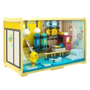 오타마톤 블록 퍼즐 장난감 수집품 라인 프렌즈 샐리