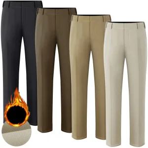 남성 골덴바지 스판 기모 히든밴딩 구김없는 부드러운 겨울 방한 바지 남자 코듀로이 빅사이즈 30~40