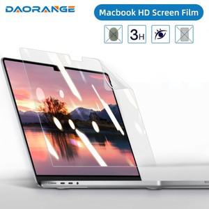 MacBook HD 용 화면 보호기 Air 13 인치 M1 M2 Pro 11 14 15 16 터치 바 Max 커버 가드 액세서리 소프트 필