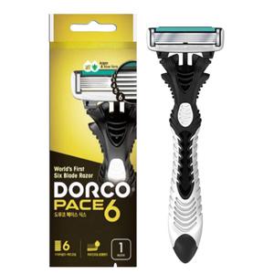 도루코 6중날 페이스6 면도기 휴대용 일회용 여행용 출장용 골프 사우나 목욕탕