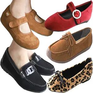 여성 로퍼 단화 플랫슈즈 메리제인 모카신 플랫 신발 키높이 통굽 슬립온 소가죽 발편한 여자 스웨이드 찍찍이 벨크로
