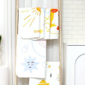 [베이비앙] 국내산 무형광 신생아 아기 유아 방수패드 방수매트 동그라미 누빔 실리콘 논슬립 휴대용 미니 대형 특대형 방수요