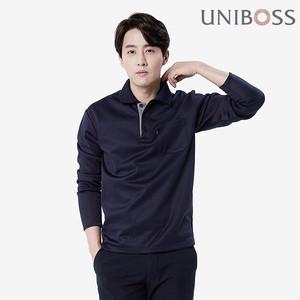 유니보스 겨울긴팔 기모티셔츠 UBS9503 유니폼 단체복
